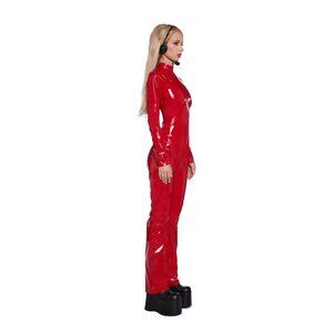 Britney Spears Inspired Oops I Did It Again Red (Pleather) Halloween Costume